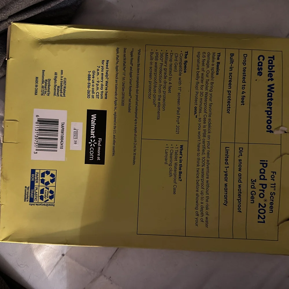 On Running Protect Waterproof Tablet Case for 11